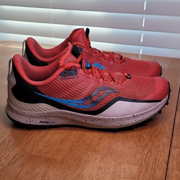 Saucony Peregrine 12 - Coral and Blue main image 7